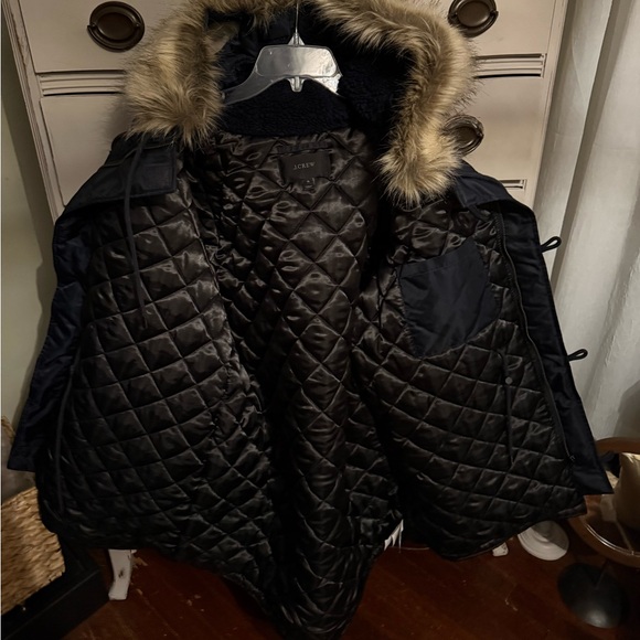 J.Crew Long Military Winter Parka Puffer XL - Picture 8 of 13